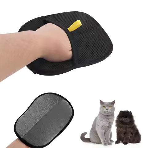 Pet Hair Remover from furniture and cloths - Glove & Scraper