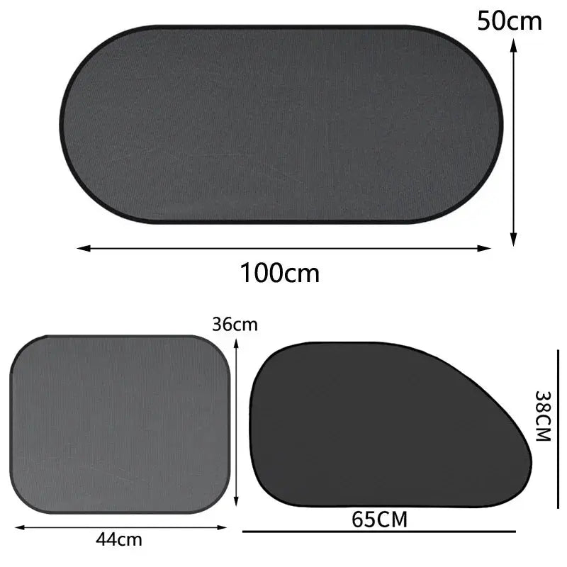 1-5Pcs Universal Car Sunshades Foldable Auto Side Window Rear Windscreen Mesh Sunshade Cover Car Windshield Accessories Exterior SKYNIX