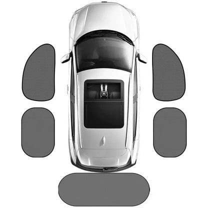 1-5Pcs Universal Car Sunshades Foldable Auto Side Window Rear Windscreen Mesh Sunshade Cover Car Windshield Accessories Exterior SKYNIX