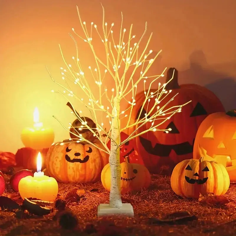 144 LED Birch Tree Light | USB & Battery Powered Holiday Decor SKYNIX