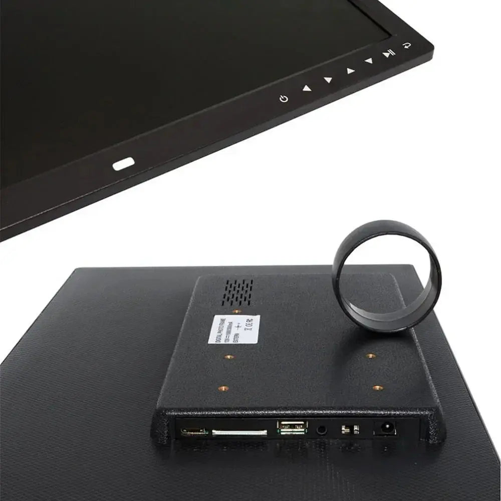 17-Inch HD Touch Button Digital Photo Frame – Wall-Mount Electronic Album with HDMI, Video Player & Advertising Display SKYNIX