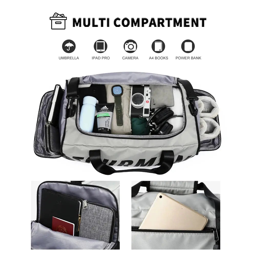 2024 travel duffle bag Oxford Men's Travel Duffle Bag – Waterproof, Durable, Personalized Tote for Sports & Outdoor SKYNIX