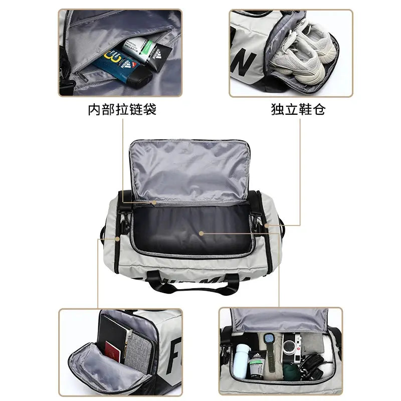 2024 travel duffle bag Oxford Men's Travel Duffle Bag – Waterproof, Durable, Personalized Tote for Sports & Outdoor SKYNIX