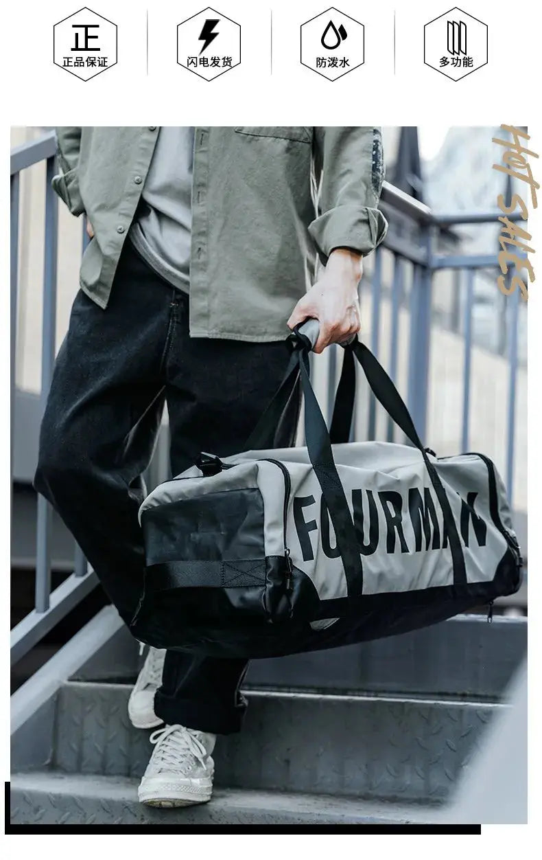 2024 travel duffle bag Oxford Men's Travel Duffle Bag – Waterproof, Durable, Personalized Tote for Sports & Outdoor SKYNIX