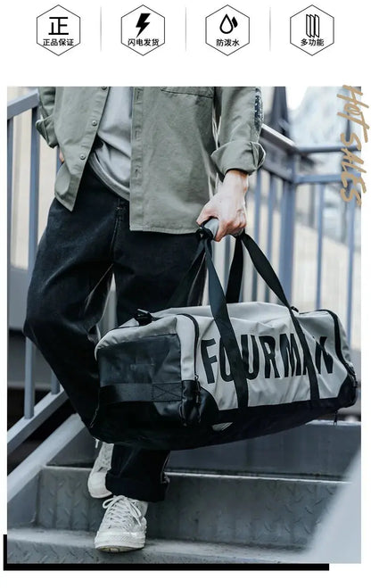 2024 travel duffle bag Oxford Men's Travel Duffle Bag – Waterproof, Durable, Personalized Tote for Sports & Outdoor SKYNIX