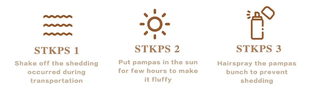 85pcs Natural Pampas Grass Boho Dried Flower Bouquet for Home & Wedding SKYNIX