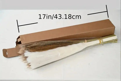 85pcs Natural Pampas Grass Boho Dried Flower Bouquet for Home & Wedding SKYNIX