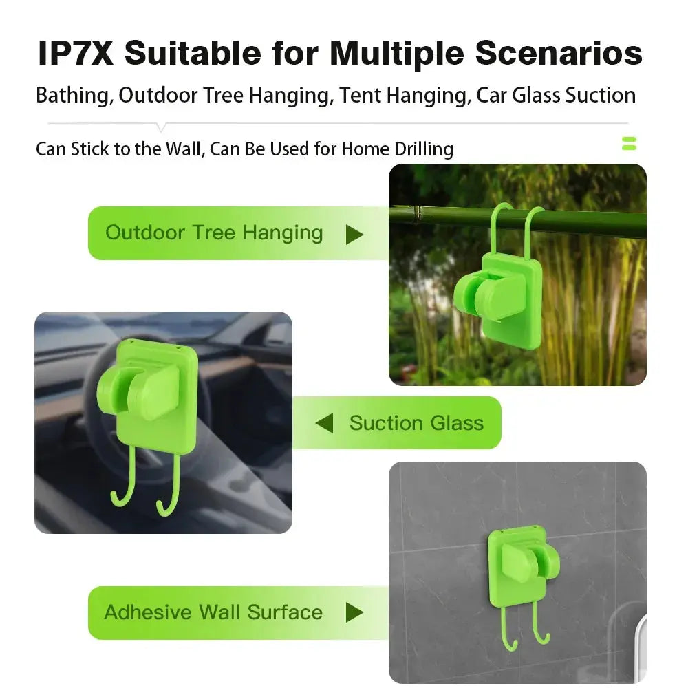 Camping Shower Pump – Outdoor RV Shower Kit with Digital Display & 6000mAh Rechargeable Battery SKYNIX