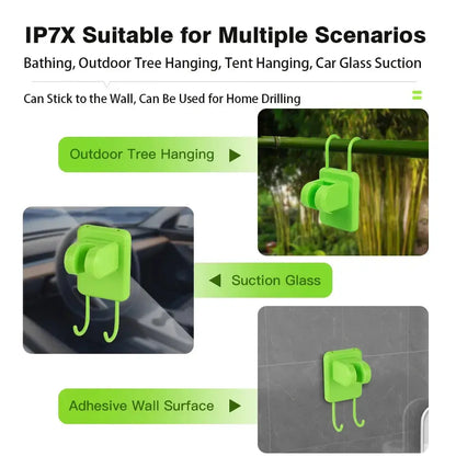 Camping Shower Pump – Outdoor RV Shower Kit with Digital Display & 6000mAh Rechargeable Battery SKYNIX