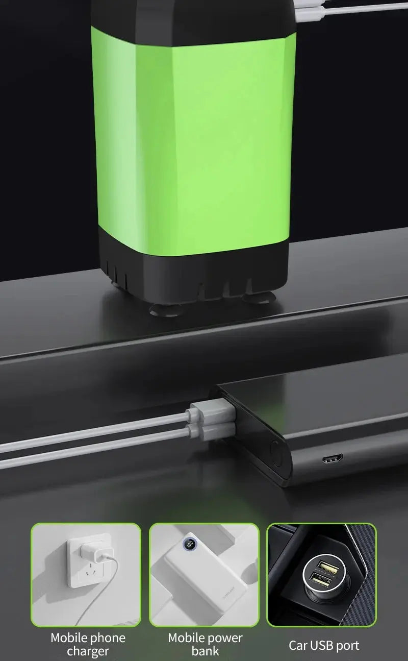 Camping Shower Pump – Outdoor RV Shower Kit with Digital Display & 6000mAh Rechargeable Battery SKYNIX