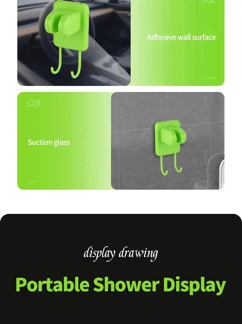 Camping Shower Pump – Outdoor RV Shower Kit with Digital Display & 6000mAh Rechargeable Battery SKYNIX