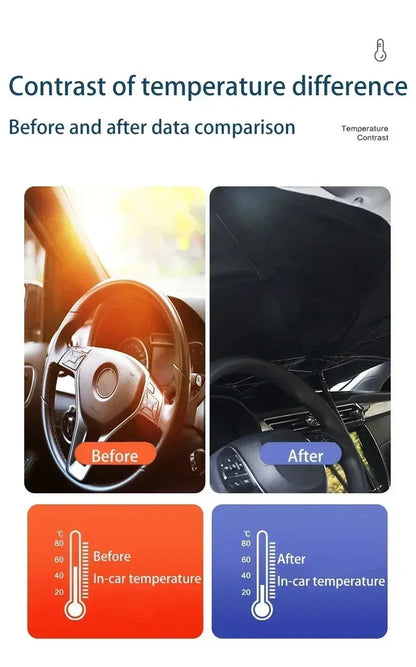 Car Sunshade Umbrella | UV & Heat Resistant Front Windshield Cover SKYNIX