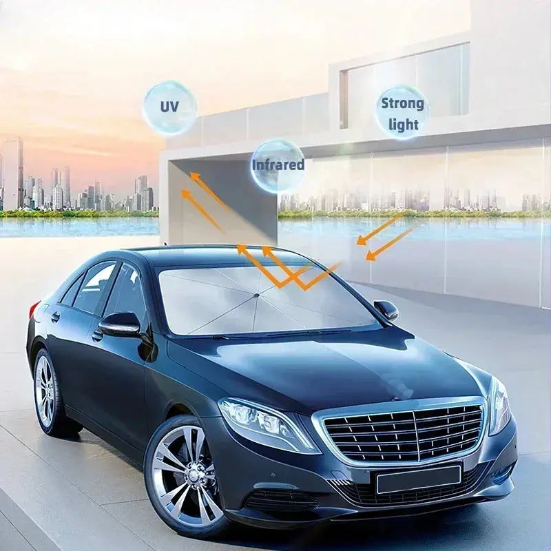 Car Sunshade Umbrella | UV & Heat Resistant Front Windshield Cover SKYNIX