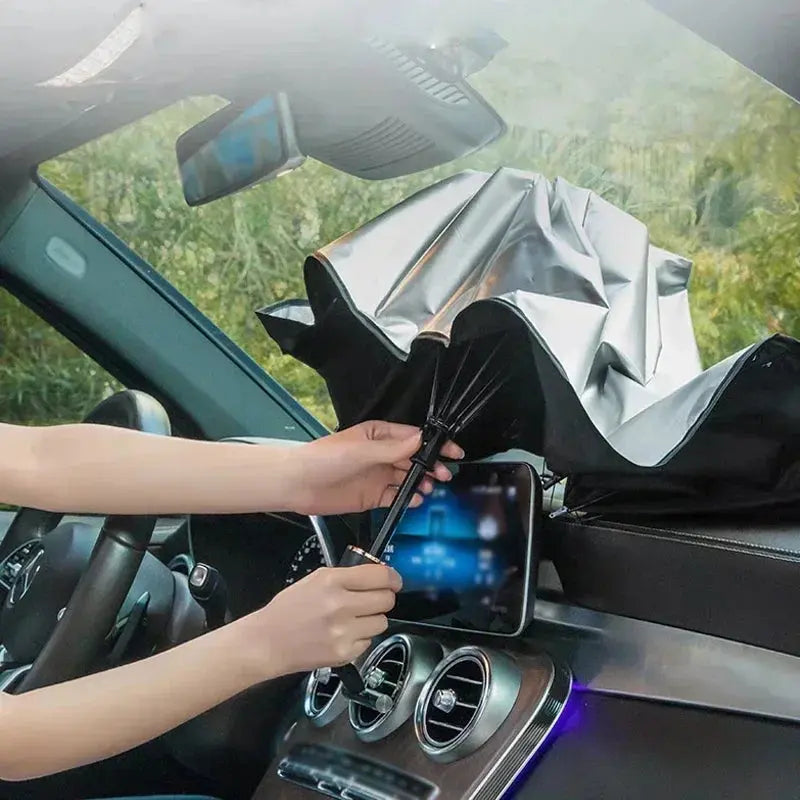 Car Sunshade Umbrella | UV & Heat Resistant Front Windshield Cover SKYNIX