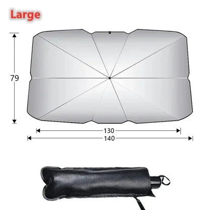 Car Sunshade Umbrella | UV & Heat Resistant Front Windshield Cover SKYNIX