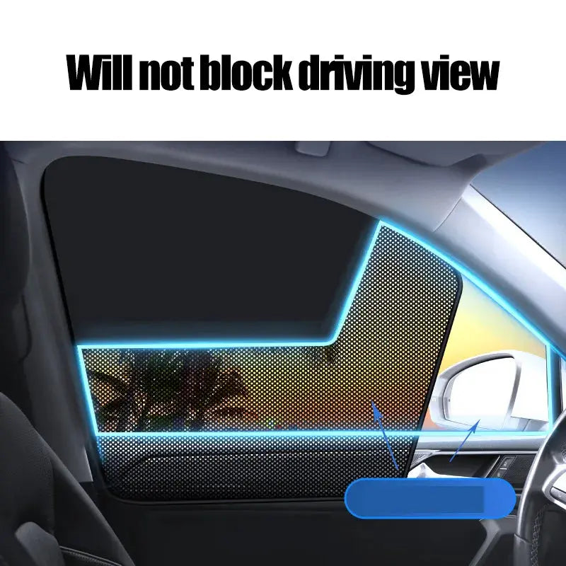 Car Window Sunshade Magnetic CarCurtain For Baby Sun Shade Front RearSide Window Parasol Auto Sun UV Protection SKYNIX