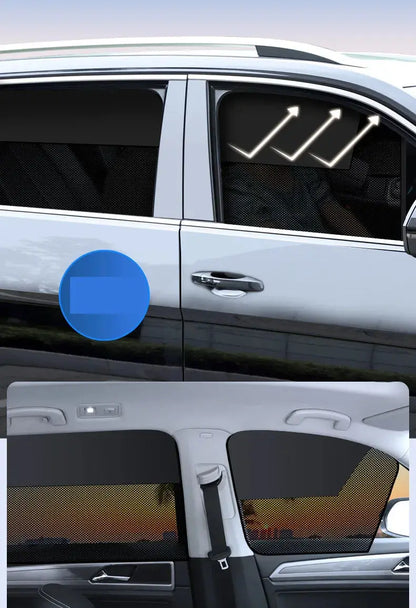 Car Window Sunshade Magnetic CarCurtain For Baby Sun Shade Front RearSide Window Parasol Auto Sun UV Protection SKYNIX