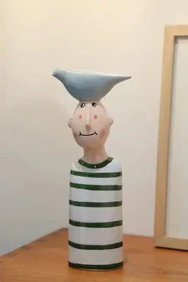 Ceramic Vase for Home Decor – Modern Desktop Flower Pot & Room Decoration SKYNIX