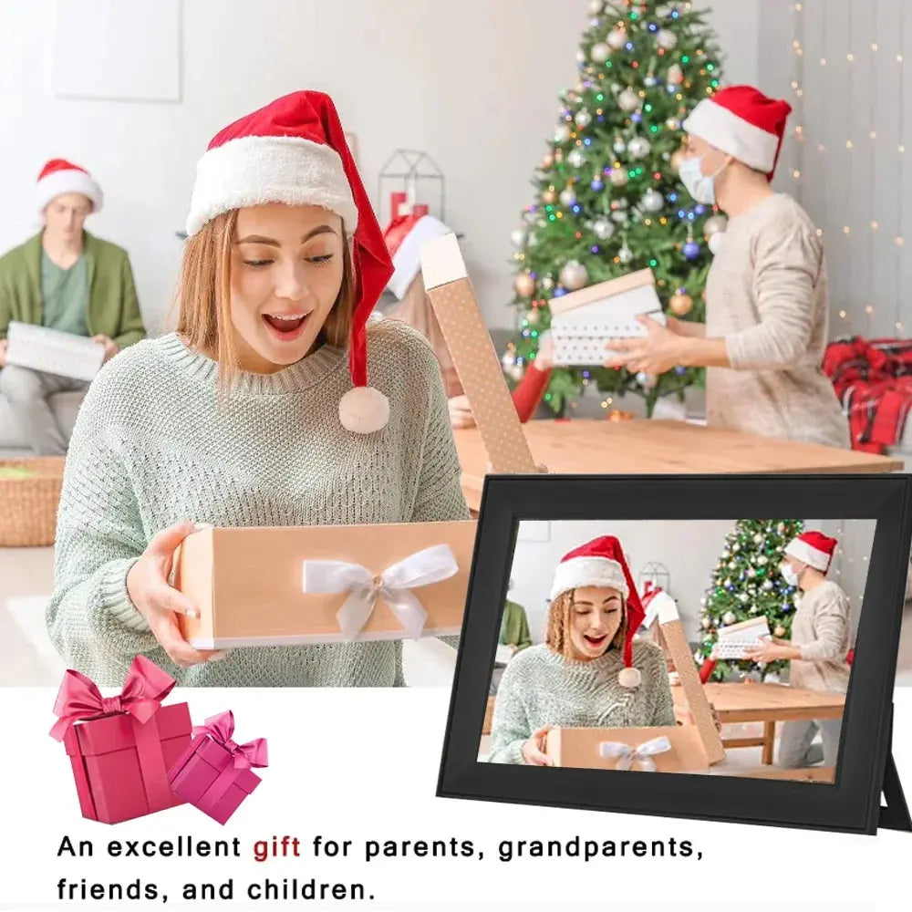 Digital Picture Frame 10.1 Inch 16G WiFi Photo Frame 1280x800 Touch-screen Auto Rotation Photo Sharing Via Uhale APP Xmas Gifts SKYNIX