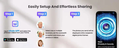 Digital Picture Frame 10.1 Inch 16G WiFi Photo Frame 1280x800 Touch-screen Auto Rotation Photo Sharing Via Uhale APP Xmas Gifts SKYNIX