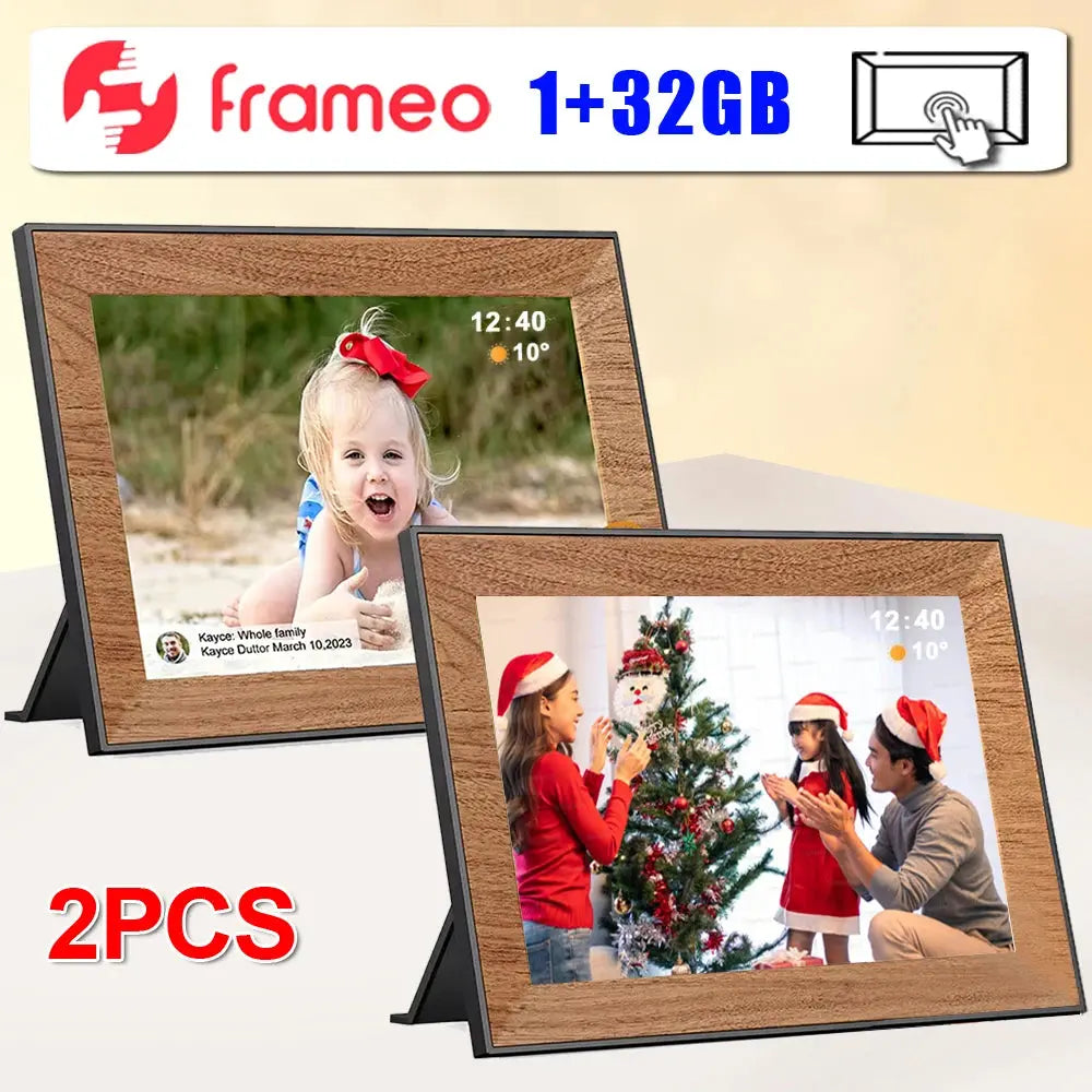 Digital Picture Frame 10.1 Inch 16G WiFi Photo Frame 1280x800 Touch-screen Auto Rotation Photo Sharing Via Uhale APP Xmas Gifts SKYNIX