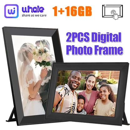 Digital Picture Frame 10.1 Inch 16G WiFi Photo Frame 1280x800 Touch-screen Auto Rotation Photo Sharing Via Uhale APP Xmas Gifts SKYNIX