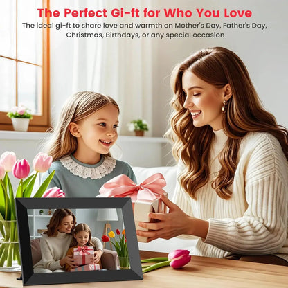Frameo 10.1" WiFi Digital Photo Frame – 32GB/64GB Storage, Touchscreen, Wall Mountable SKYNIX