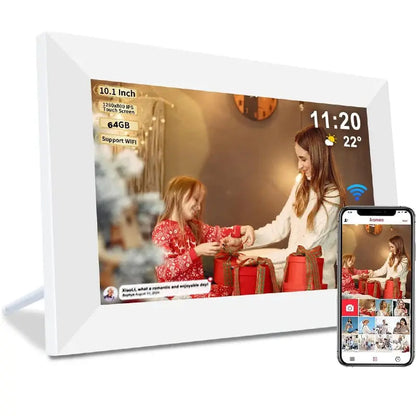 Frameo 10.1" WiFi Digital Photo Frame – 32GB/64GB Storage, Touchscreen, Wall Mountable SKYNIX