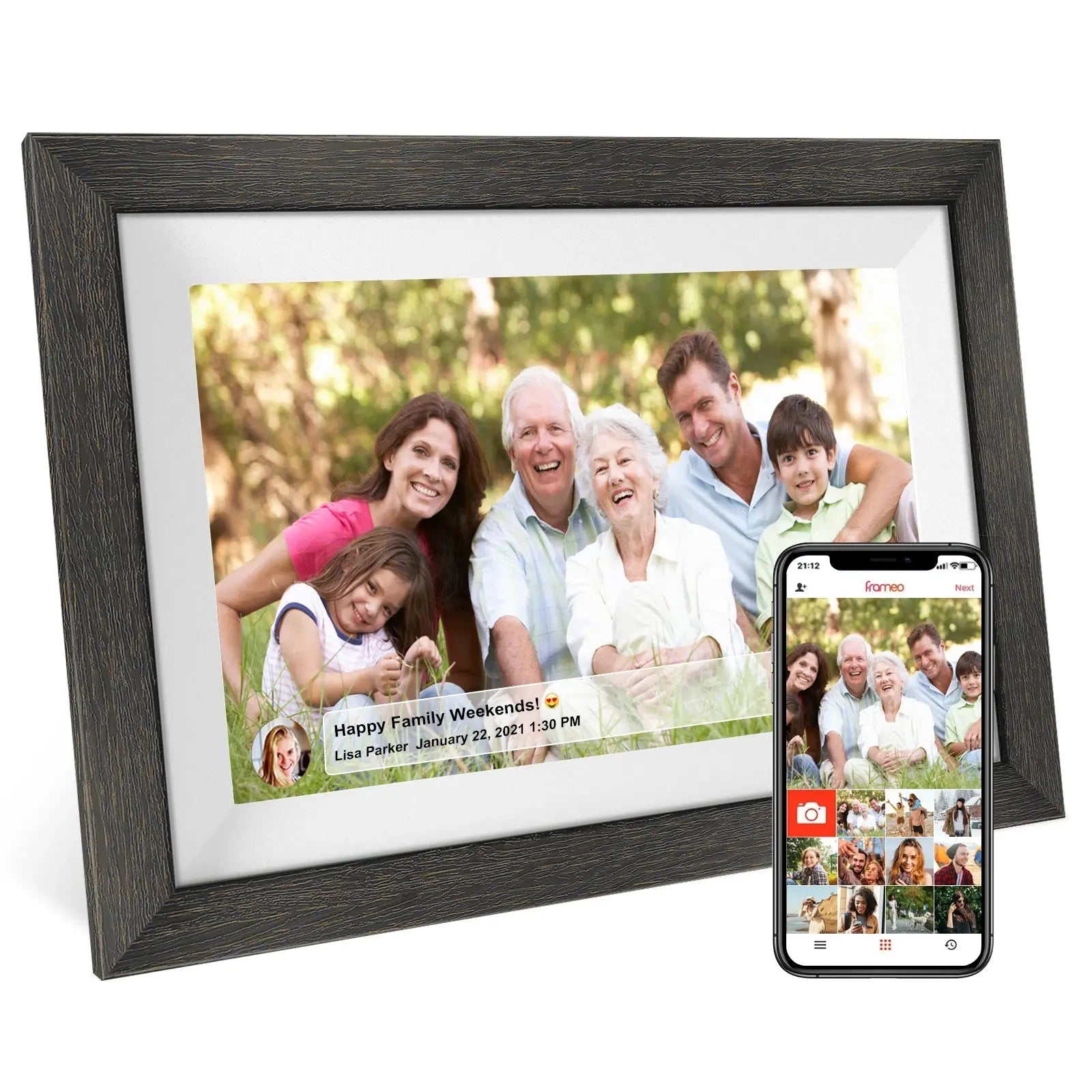 Frameo 10.1" WiFi Smart Digital Photo Frame SKYNIX
