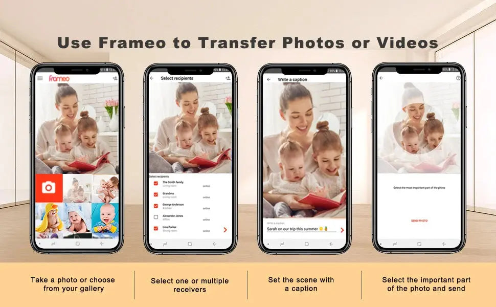Frameo 10.1" WiFi Smart Digital Photo Frame SKYNIX