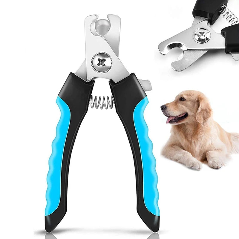 Professional Pet Nail Clipper with Safety Guard – Stainless Steel Grooming Scissors for Cats & Dogs, Safe Claw Care Tool