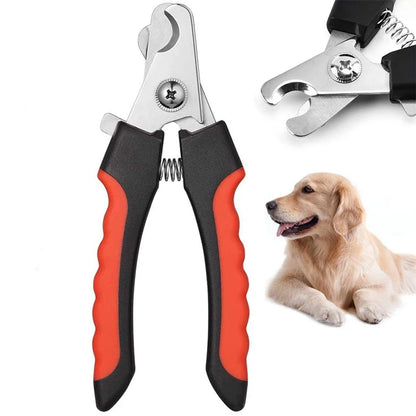 Professional Pet Nail Clipper with Safety Guard – Stainless Steel Grooming Scissors for Cats & Dogs, Safe Claw Care Tool