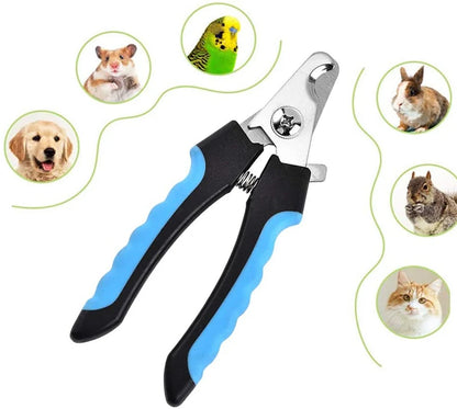 Professional Pet Nail Clipper with Safety Guard – Stainless Steel Grooming Scissors for Cats & Dogs, Safe Claw Care Tool