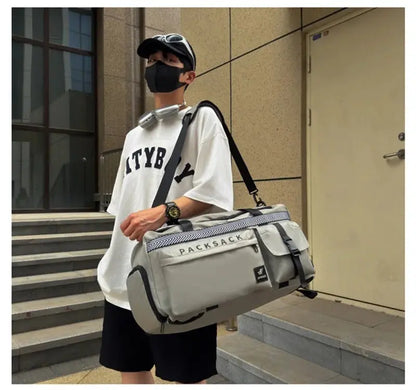 Multifunctional Fashion Travel Duffel Bag – Lightweight Carry-On Backpack for Short Trips & Sports SKYNIX