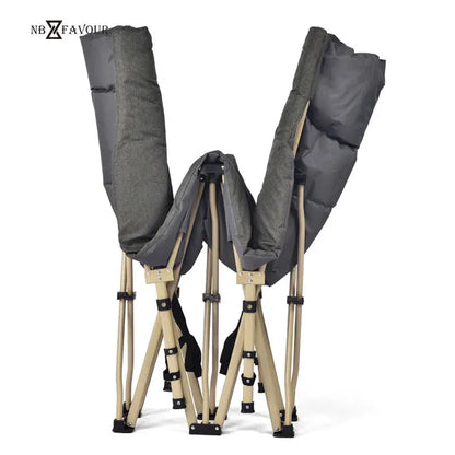 NB-FAVOUR Heavy Duty Folding Camping Cot with Mat – Outdoor Portable Bed for Adults SKYNIX