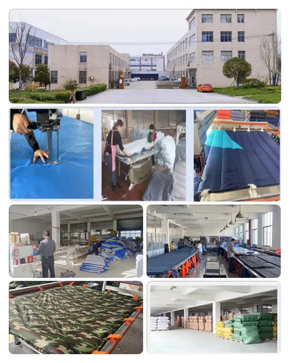 NB-FAVOUR Heavy Duty Folding Camping Cot with Mat – Outdoor Portable Bed for Adults SKYNIX