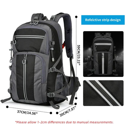 Outdoor backpack Travel Backpack – Reflective Laptop School Bag for Hiking, Trekking, and Daily Use SKYNIX