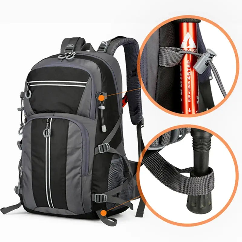 Outdoor backpack Travel Backpack – Reflective Laptop School Bag for Hiking, Trekking, and Daily Use SKYNIX