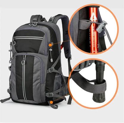 Outdoor backpack Travel Backpack – Reflective Laptop School Bag for Hiking, Trekking, and Daily Use SKYNIX