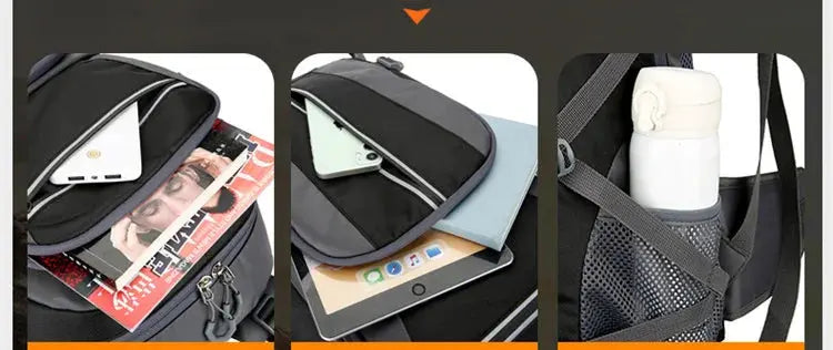 Outdoor backpack Travel Backpack – Reflective Laptop School Bag for Hiking, Trekking, and Daily Use SKYNIX