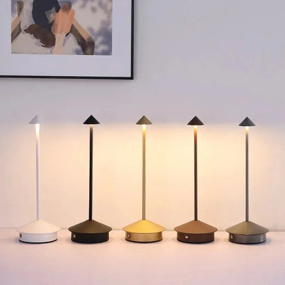 Rechargeable LED Touch Table Lamp – 3 Color Modes, Dimmable Night Desk Light SKYNIX