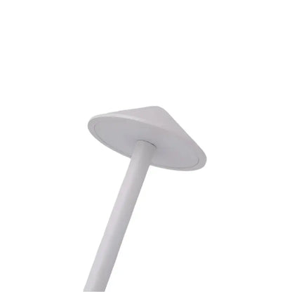 White ceiling light fixture on a gray background