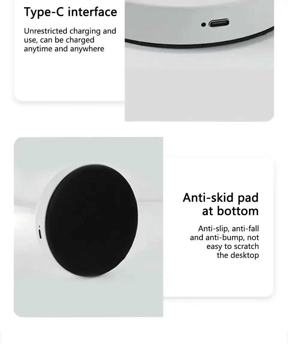 Rechargeable LED Touch Table Lamp – 3 Color Modes, Dimmable Night Desk Light SKYNIX