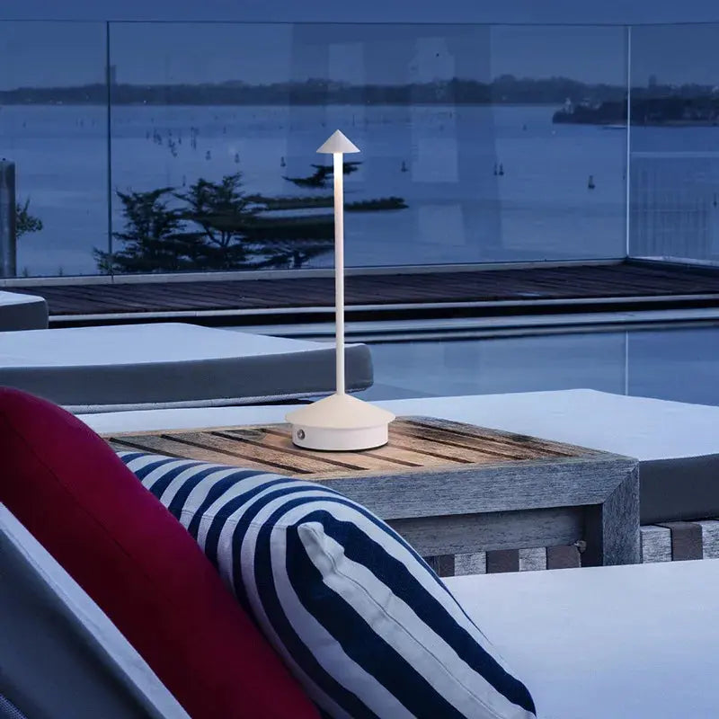 Rechargeable LED Touch Table Lamp – 3 Color Modes, Dimmable Night Desk Light SKYNIX