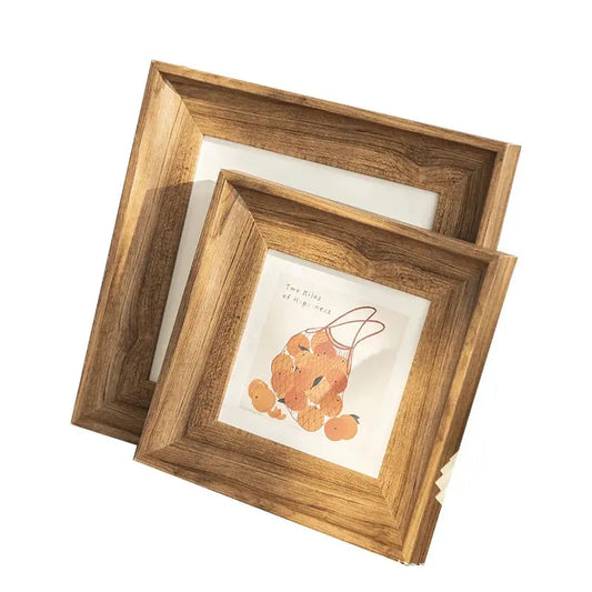 Retro Resin Photo Frame – Square Wall Hanging Picture Frame (5–10 Inch) SKYNIX