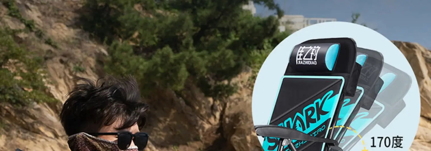 Aluminium Alloy Beach Chair – Professional Fishing Set, Lightweight Folding Portable Outdoor Furniture - SKYNIX