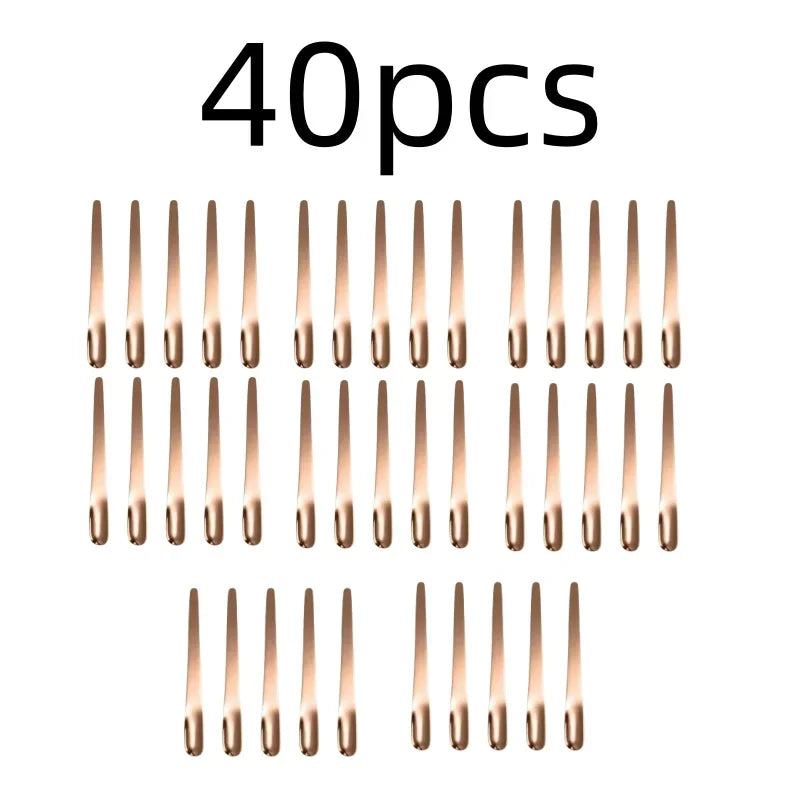 RVS Thee- en Espressolepel - Platte koffieroerder, dessertlepel en barmixlepel