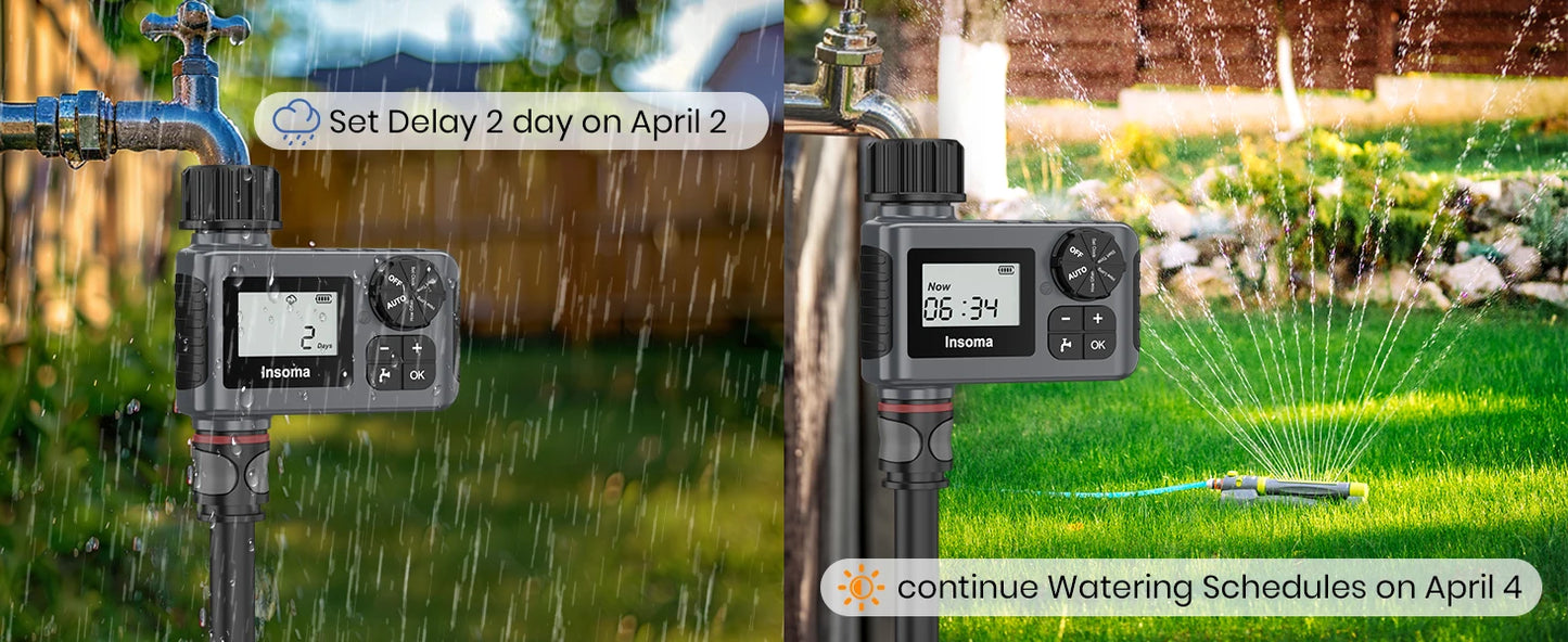 Automatic Garden Water Timer – LCD Irrigation Controller