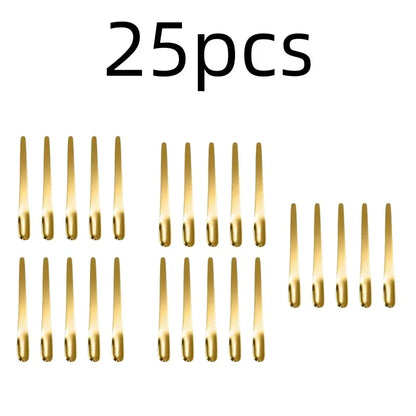 RVS Thee- en Espressolepel - Platte koffieroerder, dessertlepel en barmixlepel