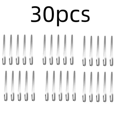 RVS Thee- en Espressolepel - Platte koffieroerder, dessertlepel en barmixlepel